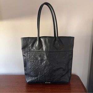 Rebecca Minkoff Black Pebbled Leather Tote